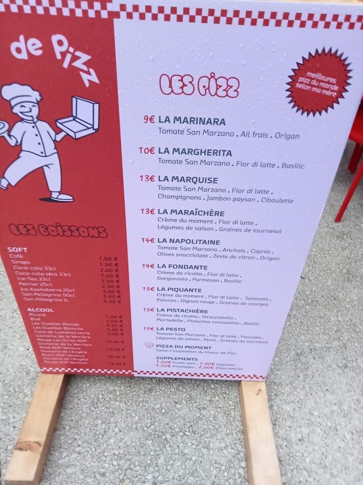 Viveur de Pizz - Menu Image 3